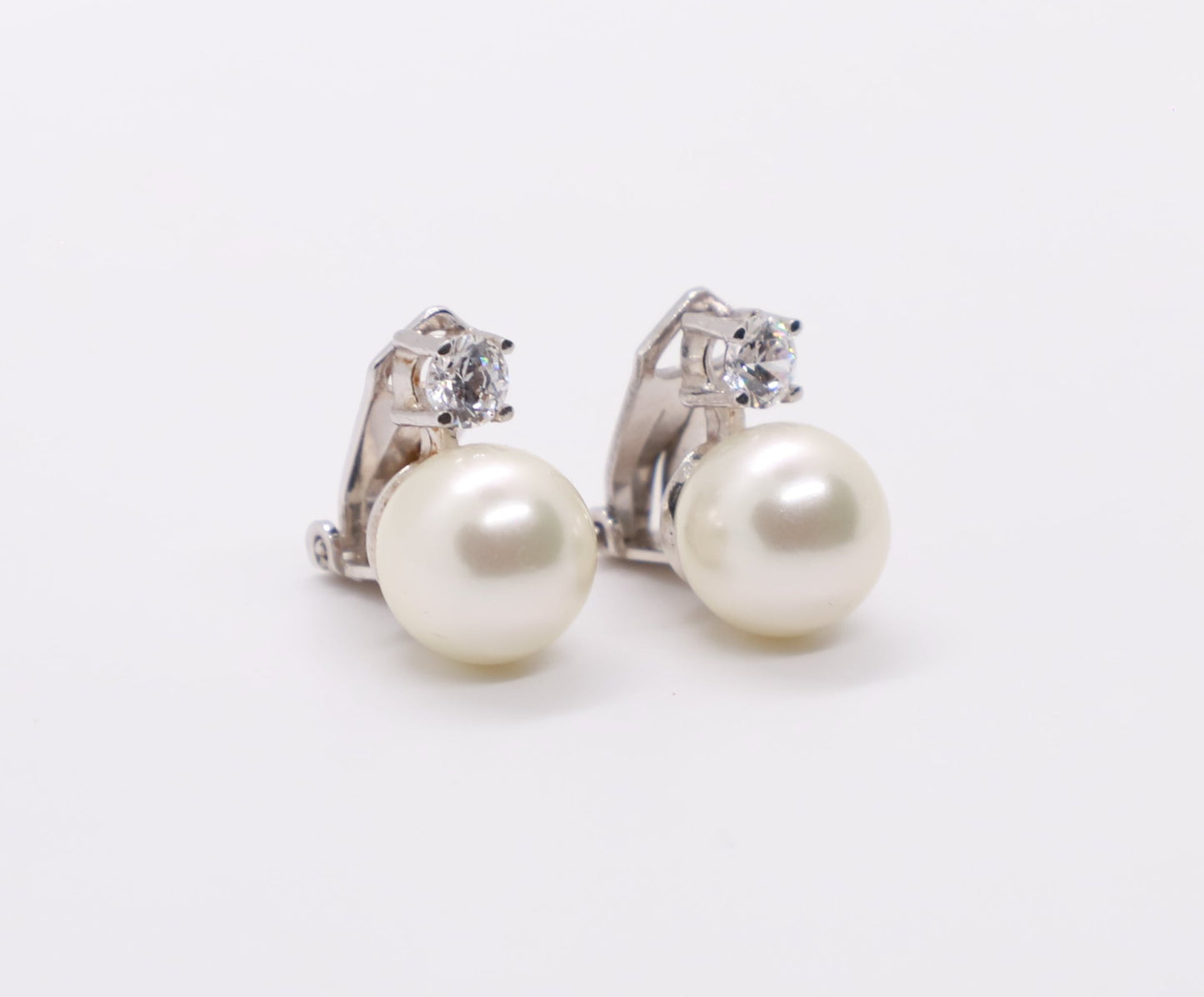 Orecchini perle clips