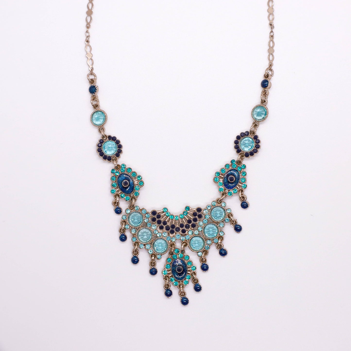 Collier smalto e cristalli