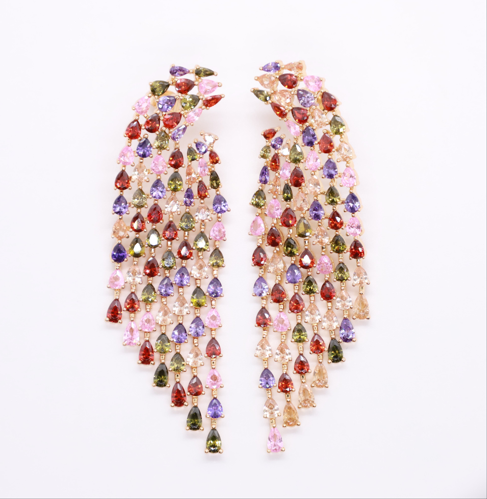 Orecchini multicolor