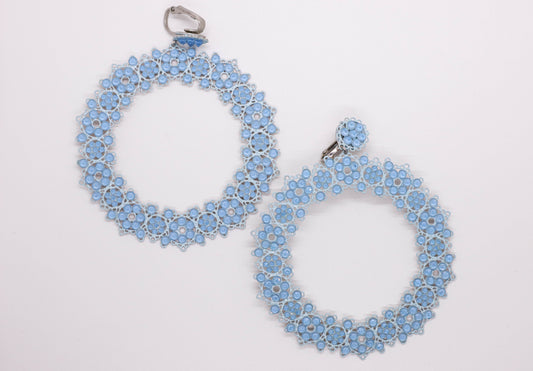 Orecchini a cerchio in filigrana